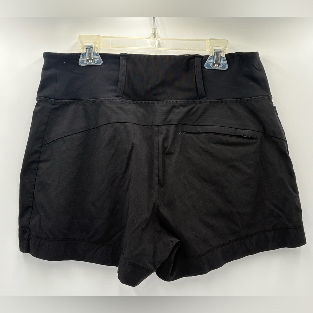 Athleta Trekkie North Shorts Womens 6 Black Hiking Travel Utility Lightweight - Picture 5 of 16